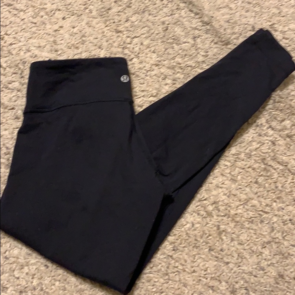 Black lulu lemon bottoms